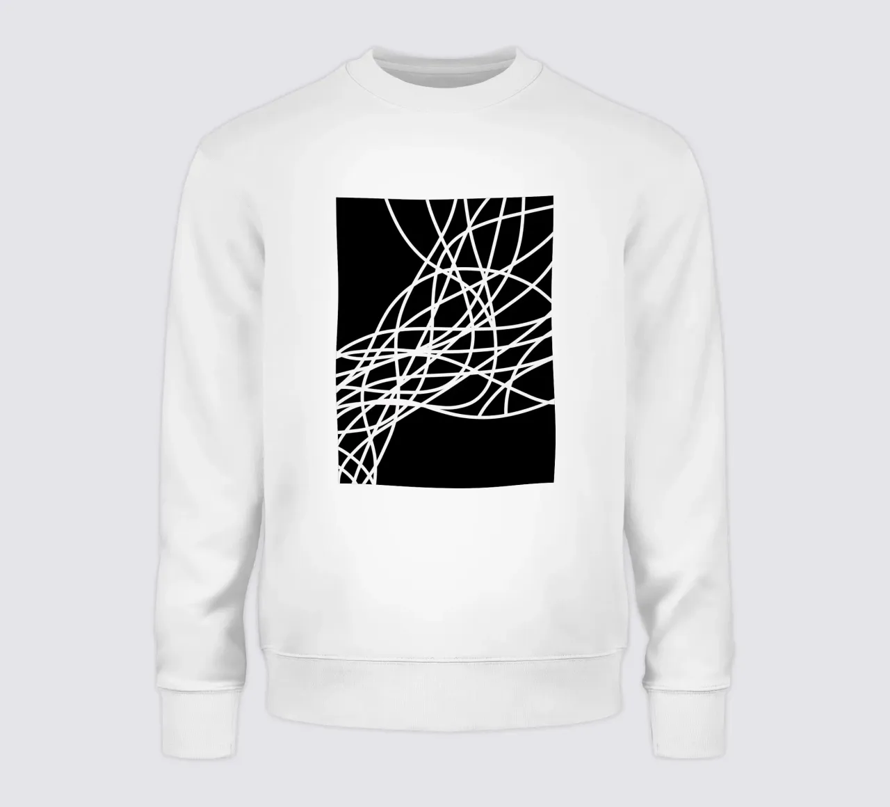 Lignes blanches minimalistes sweat de MODERN NUANCE