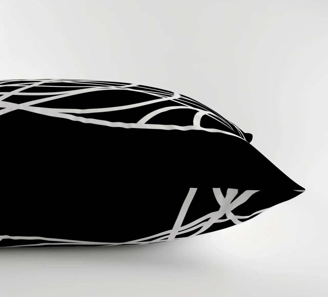 Linee bianche minimaliste cuscino da MODERN NUANCE