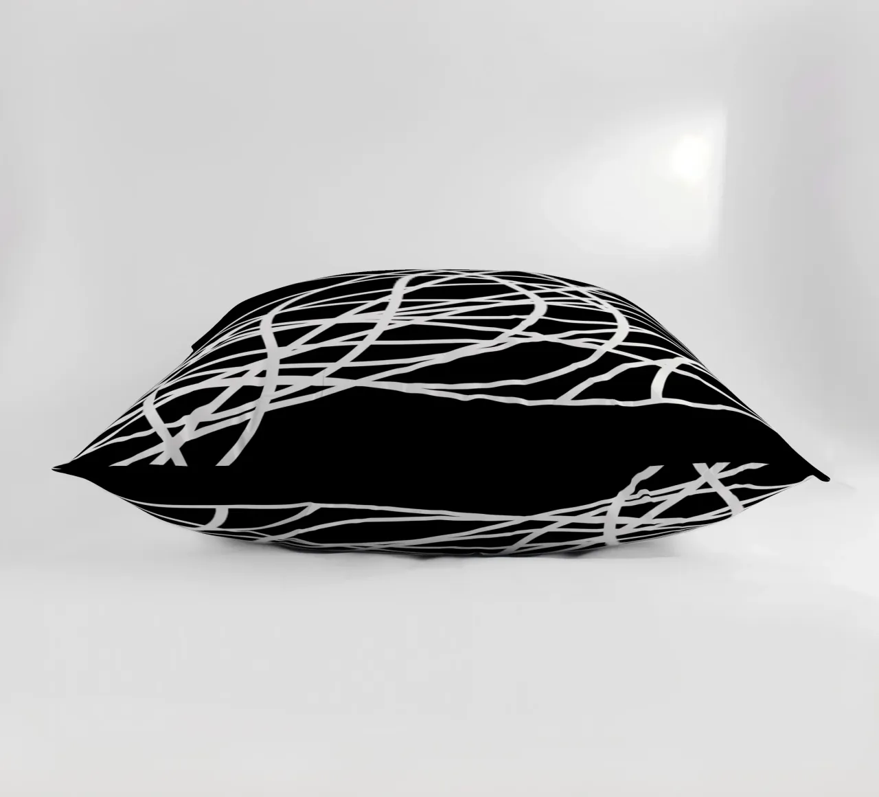 Linee bianche minimaliste cuscino da MODERN NUANCE