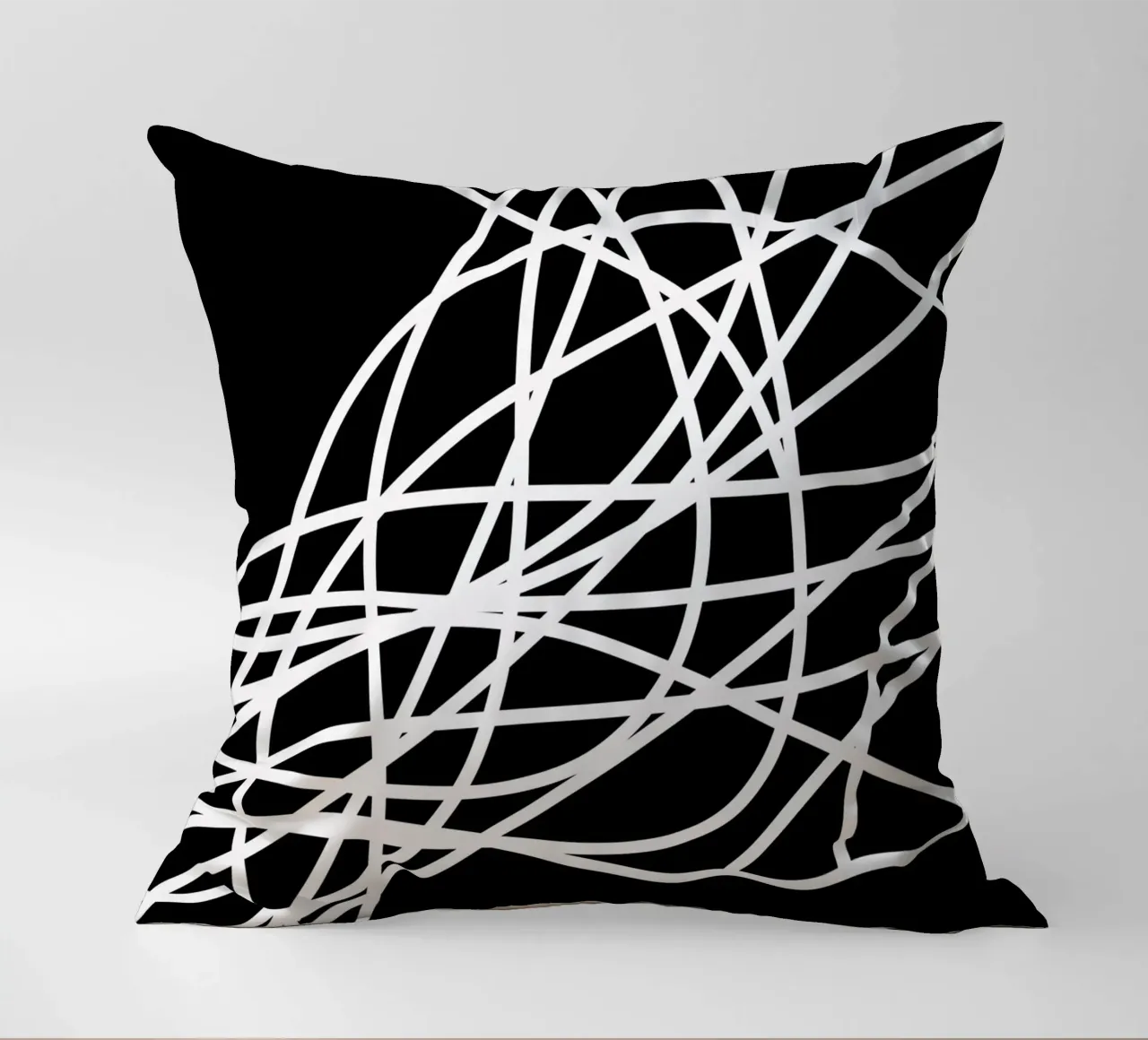 Linee bianche minimaliste cuscino da MODERN NUANCE