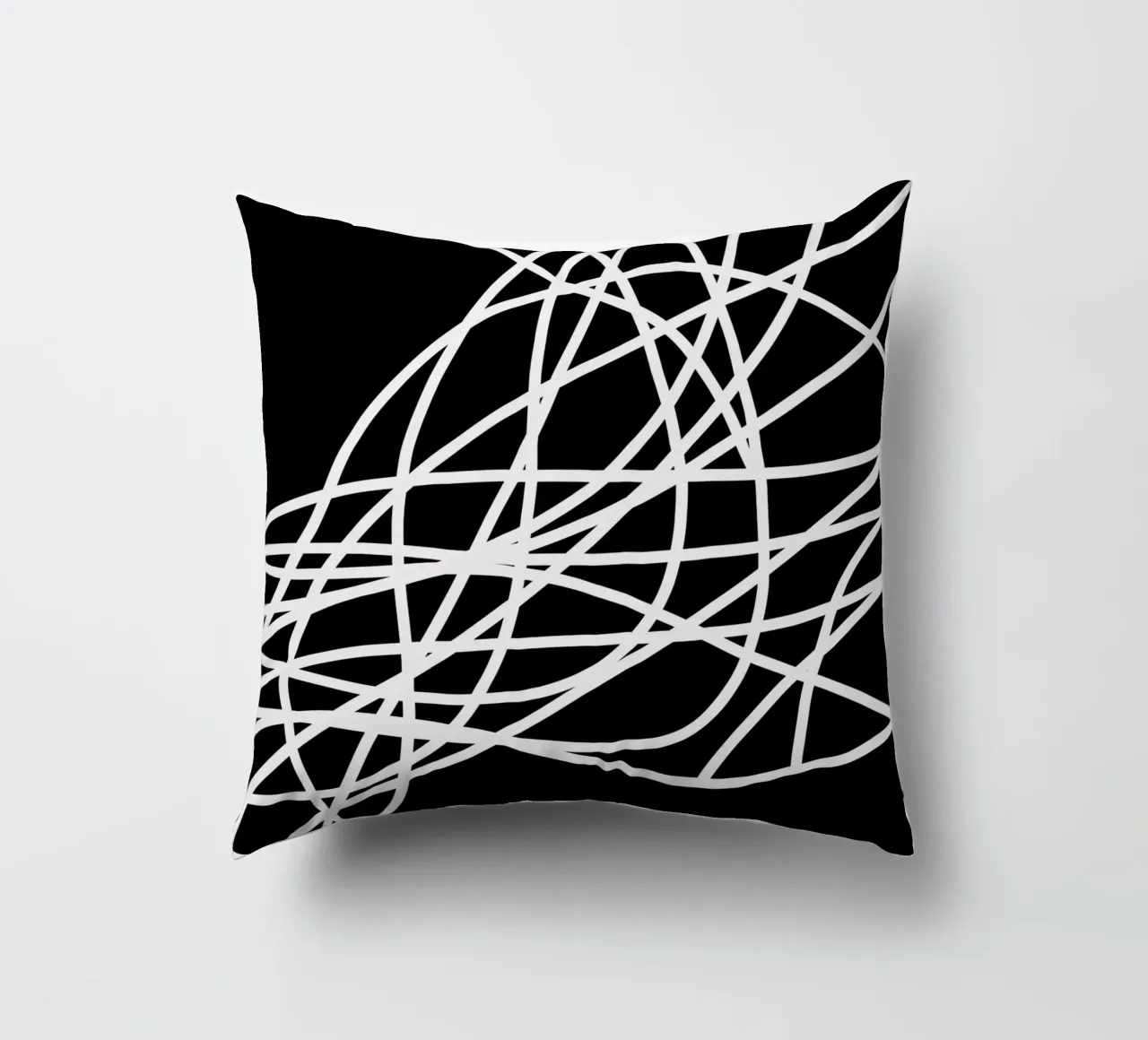 Linee bianche minimaliste cuscino da MODERN NUANCE