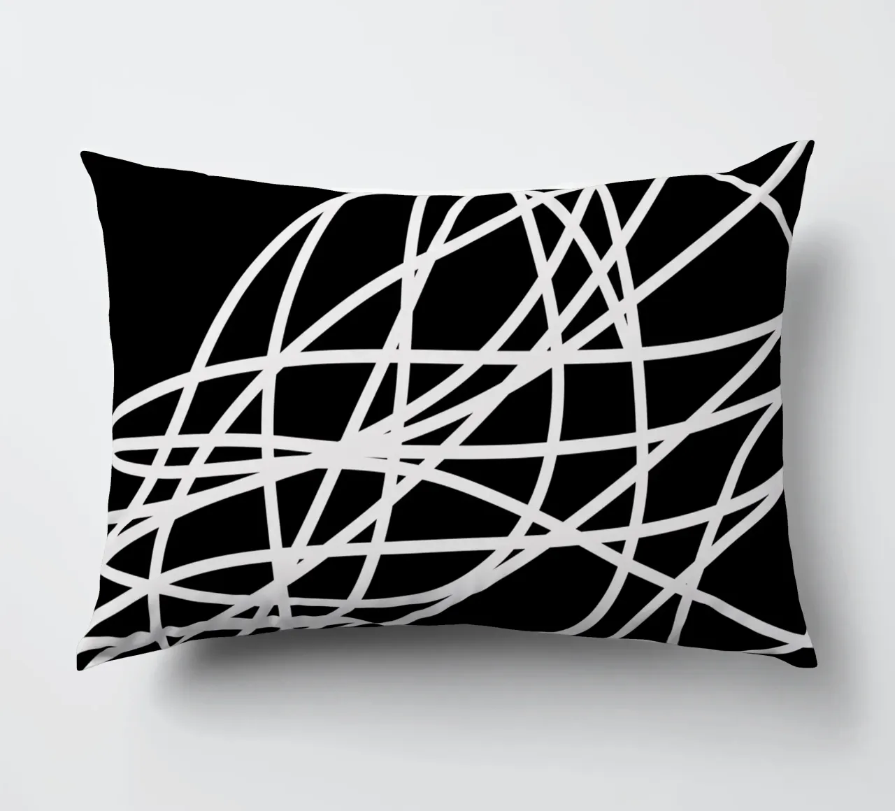 Linee bianche minimaliste cuscino da MODERN NUANCE