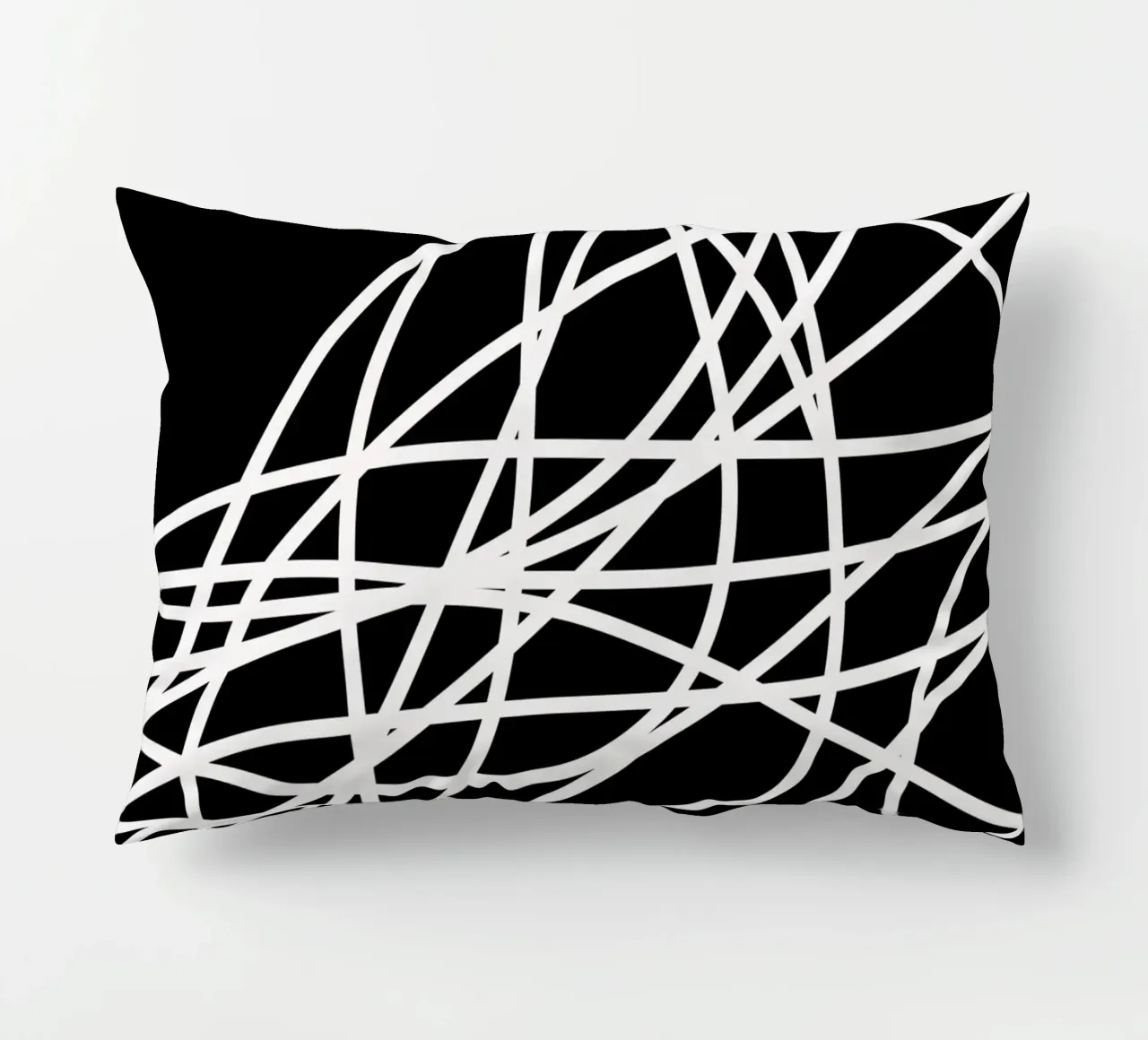 Linee bianche minimaliste cuscino da MODERN NUANCE