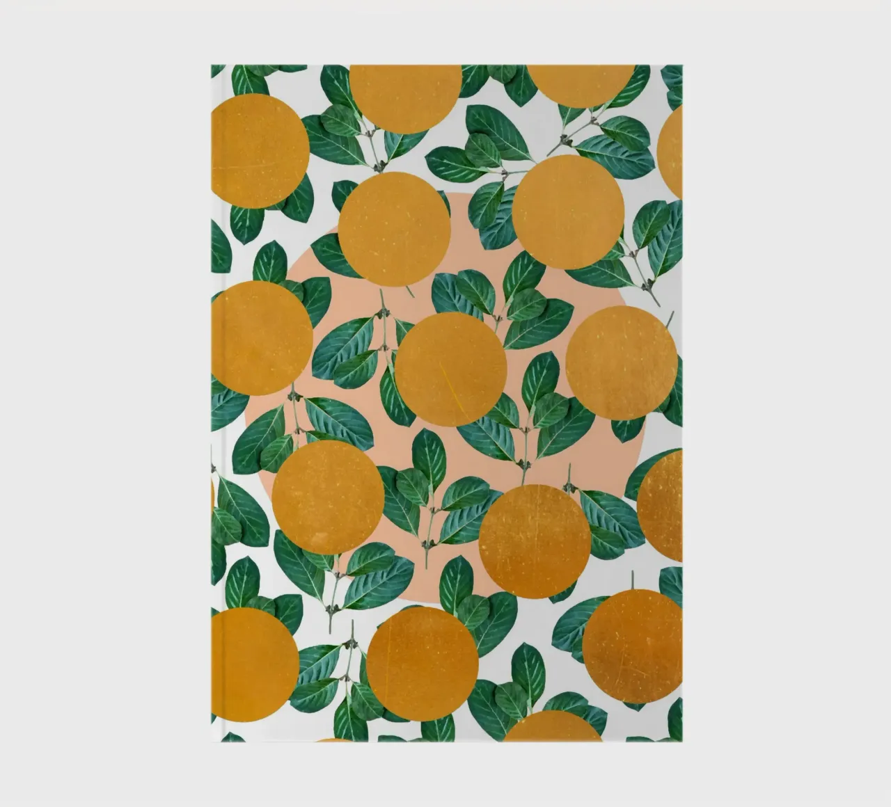 Beverly Botanical Abstract Tropical notebook by 83oranges