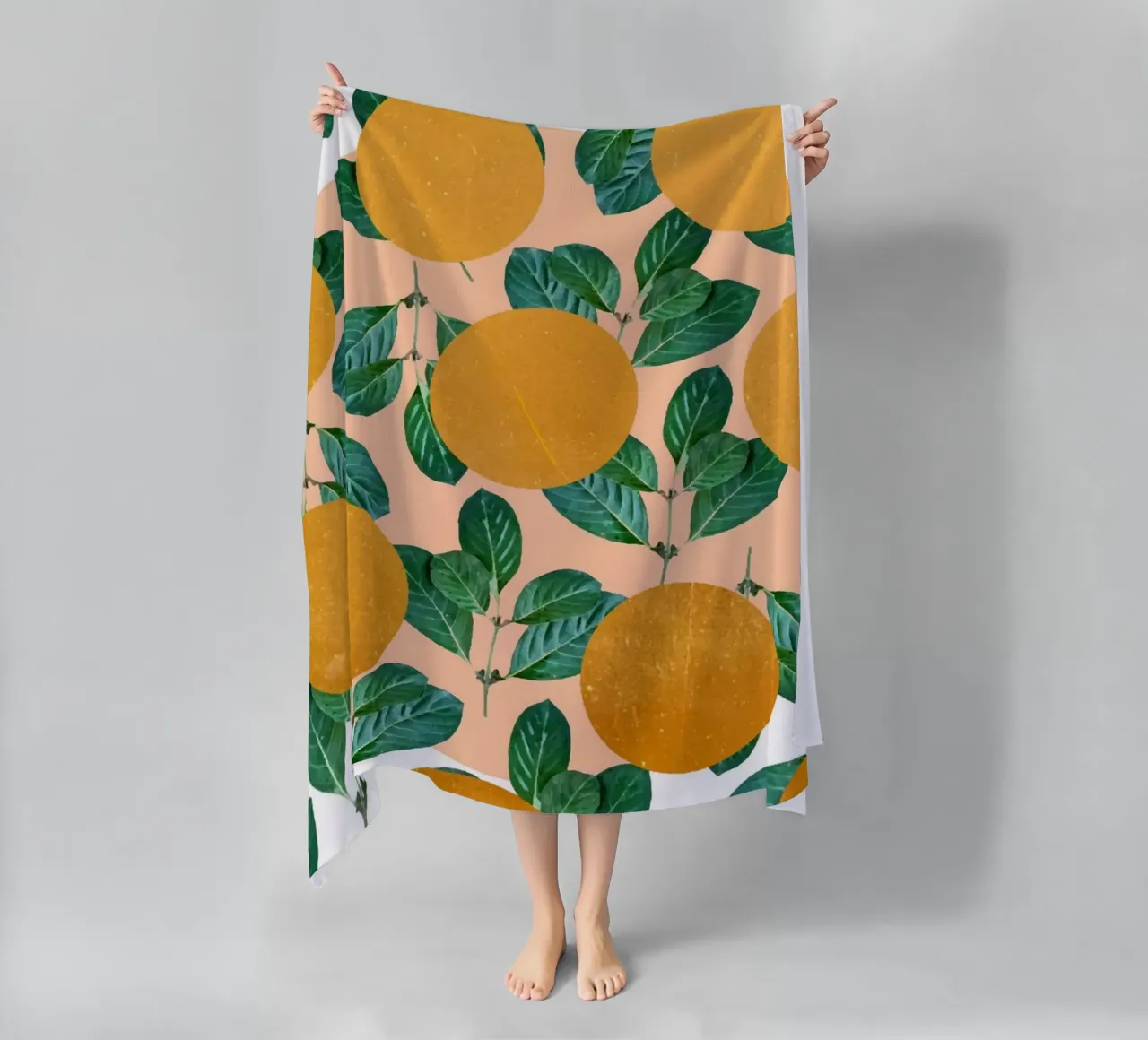 Beverly Botanico Astratto Tropicale telo mare da 83oranges