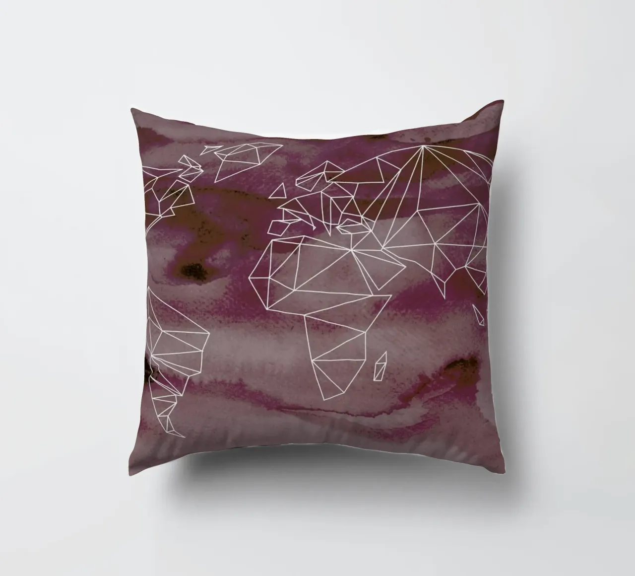Geometrical World - Rose Aquarell cuscino da Studio Nahili