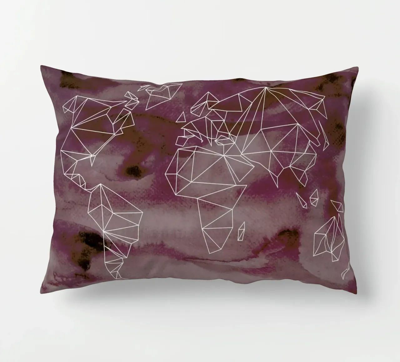Geometrical World - Rose Aquarell cuscino da Studio Nahili