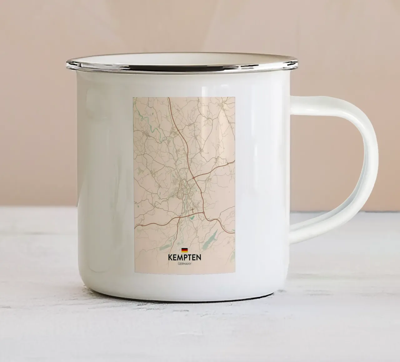 Kempten DE tazza in smalto da Jacob W MICKELSON