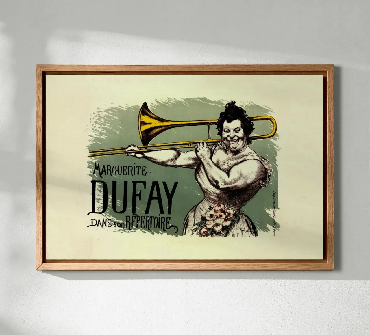 Poster for Marguerite Dufay - Louis Anquetin tela con Cornice a cassetta da Artokoloro Quint Lox Ltd