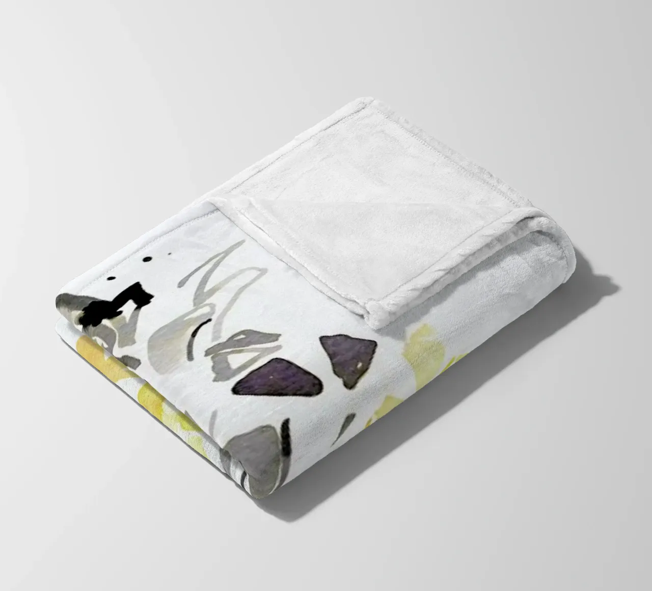 Ananas fleece blanket by Ekaterina Koroleva