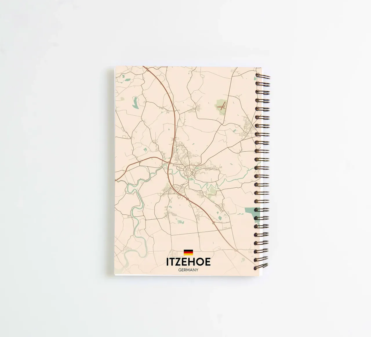 Itzehoe DE spiral notebook by Jacob W MICKELSON