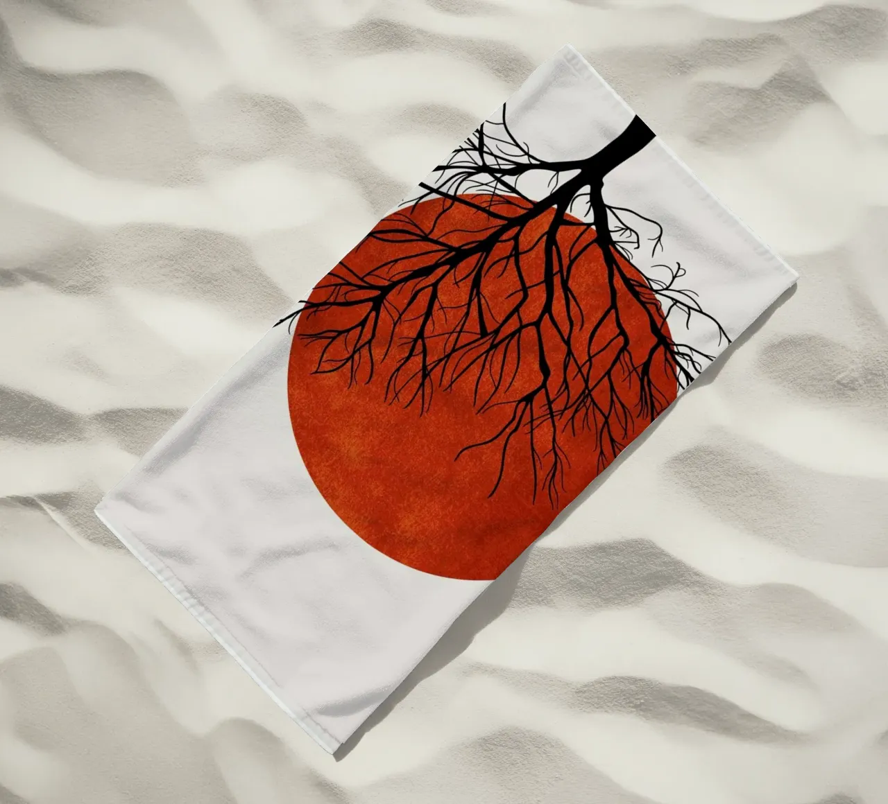 Winter Sunset telo mare da Kubistika