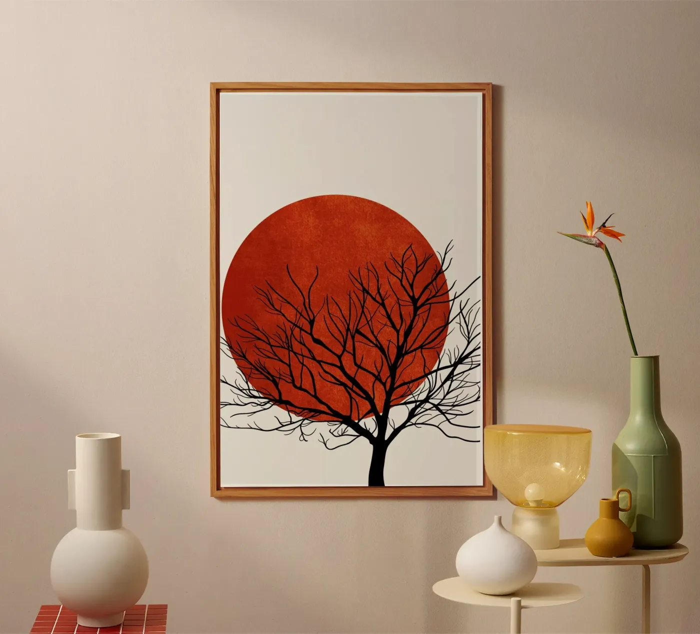 Winter Sunset pannello forex da Kubistika