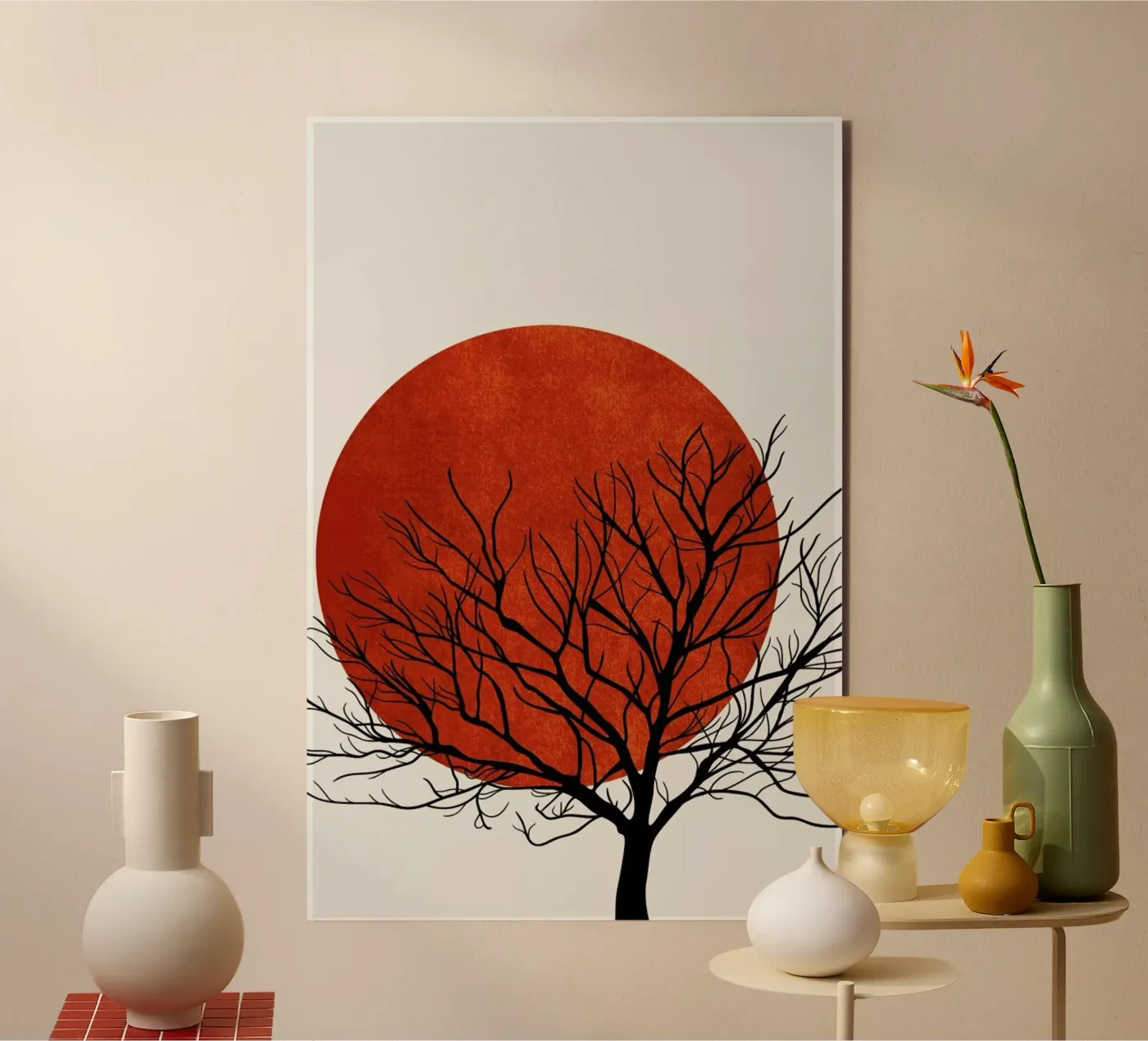 Winter Sunset pannello forex da Kubistika