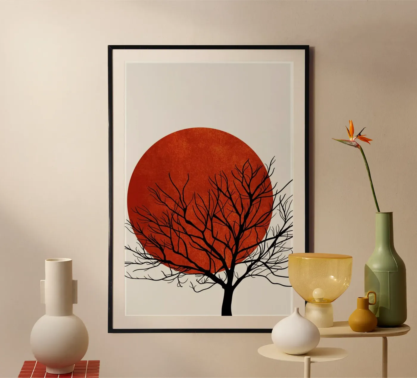 Winter Sunset poster van Kubistika