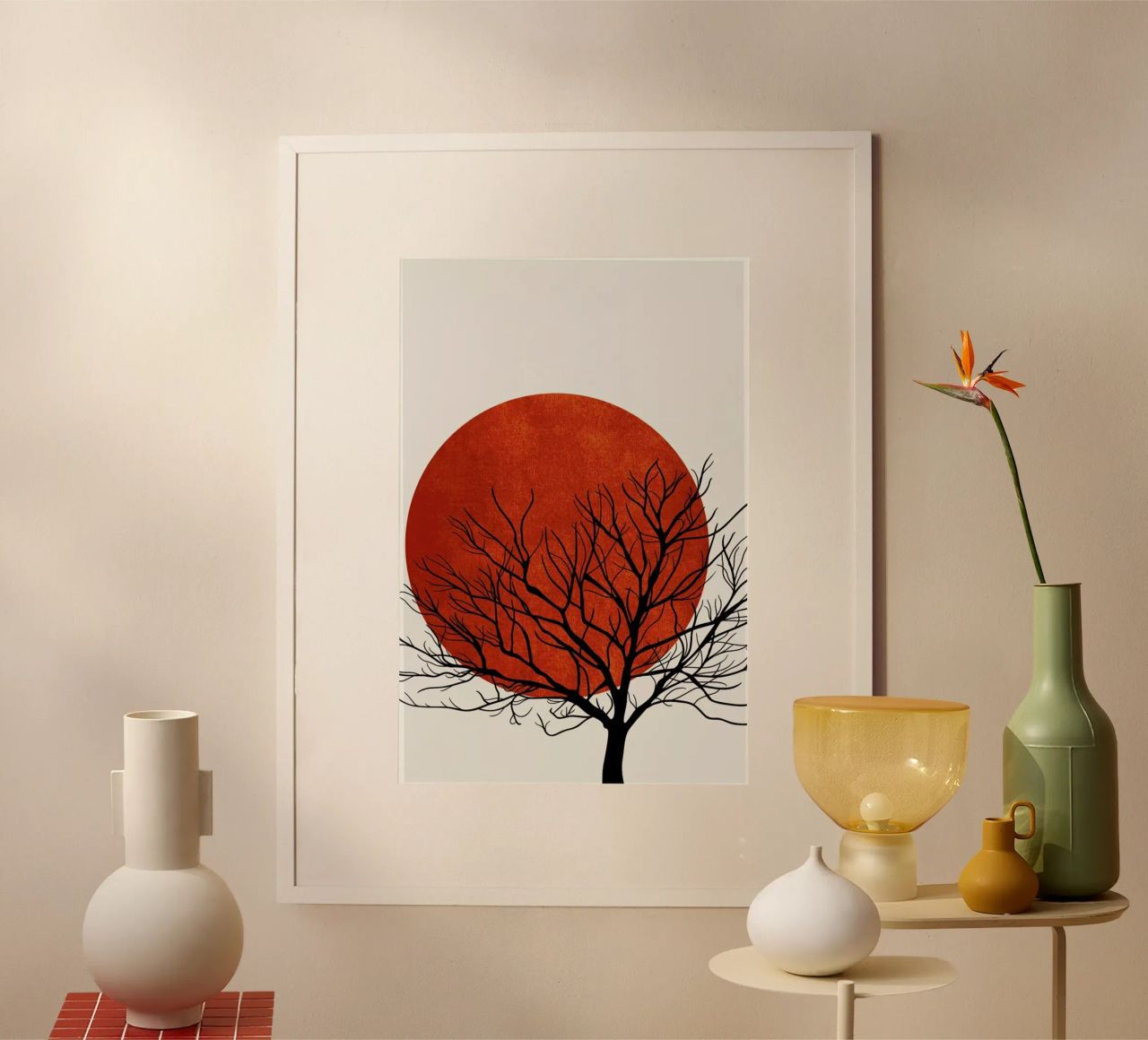 Winter Sunset Poster von Kubistika