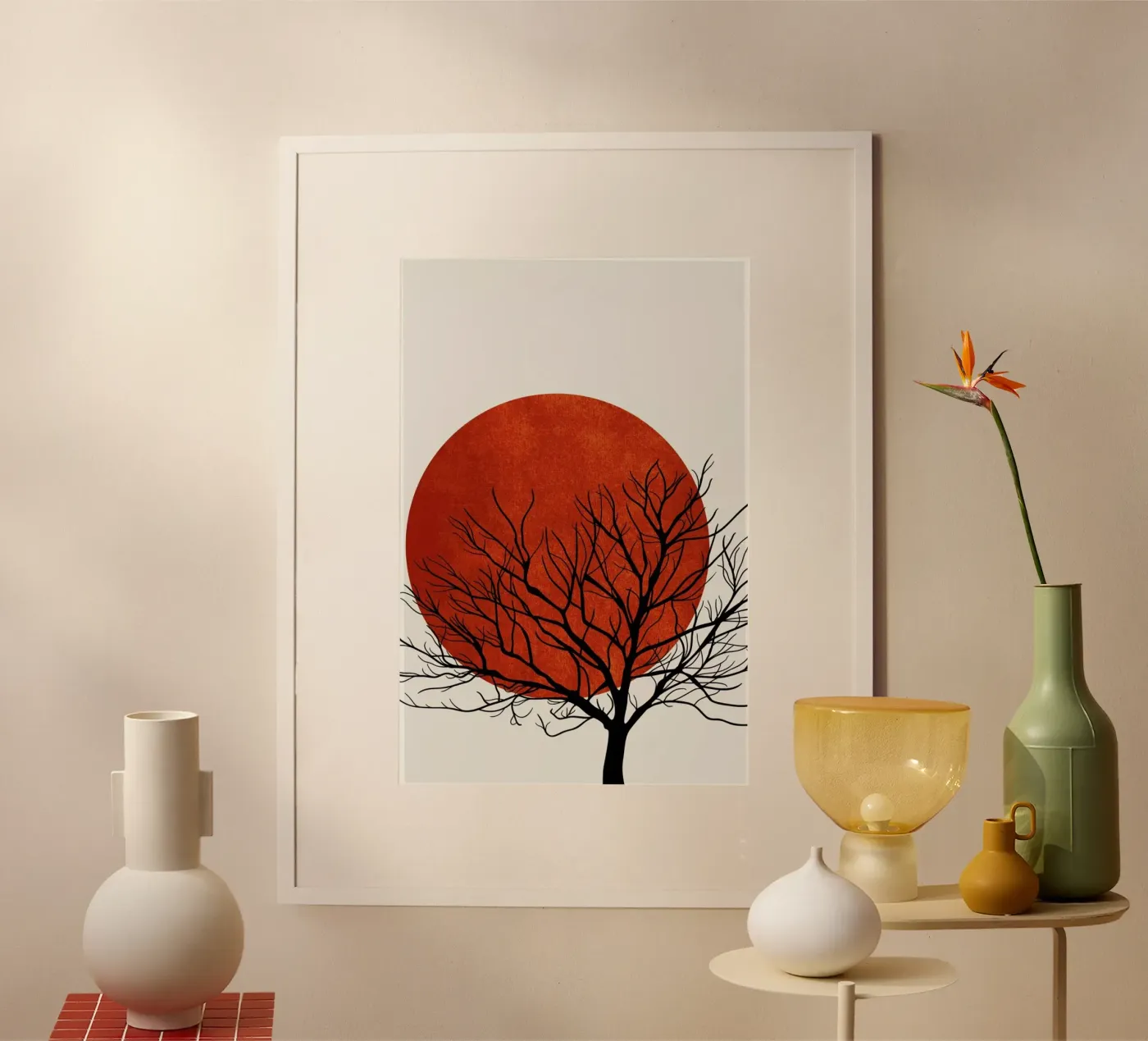 Winter Sunset poster van Kubistika