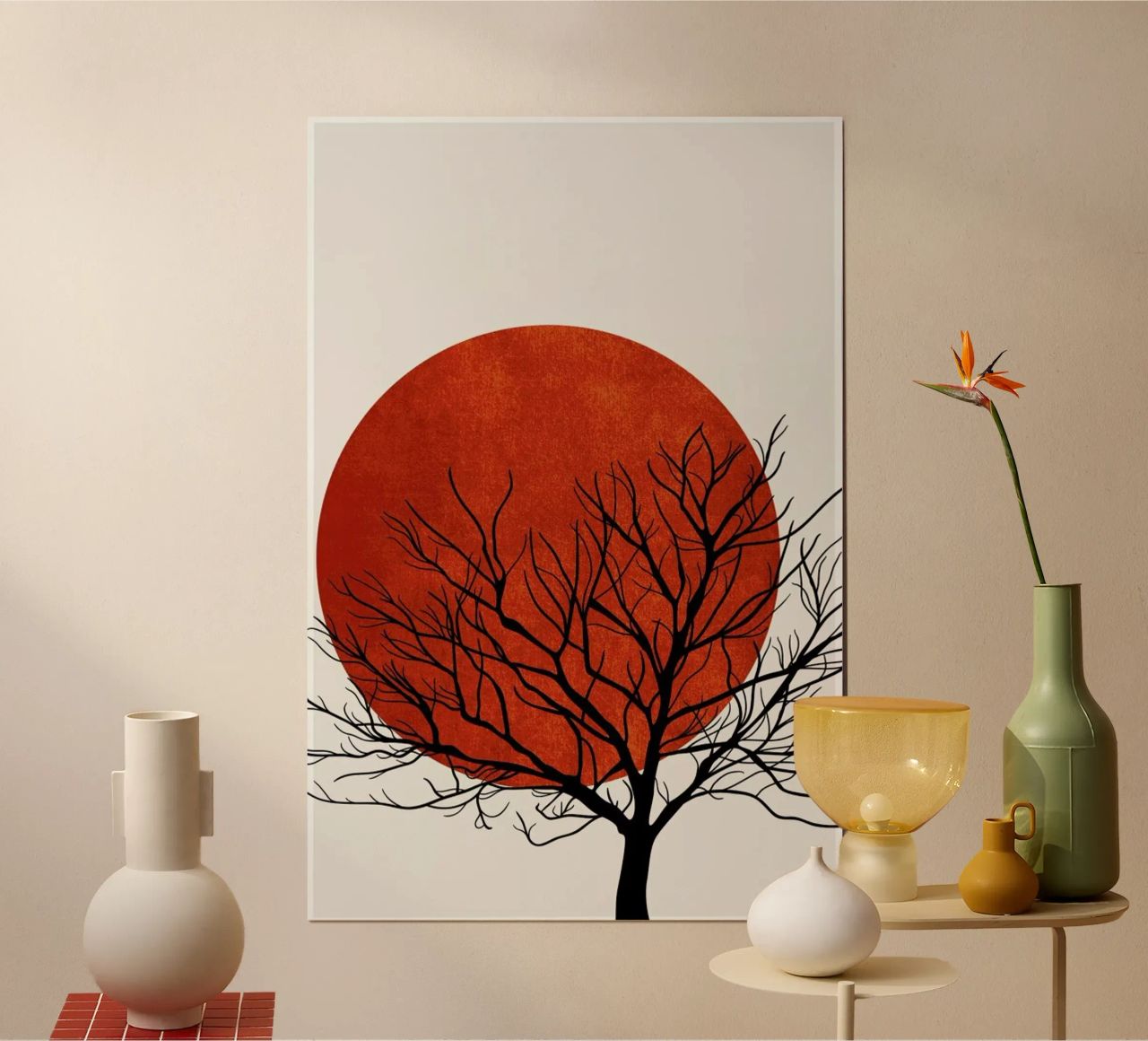 Winter Sunset Poster von Kubistika