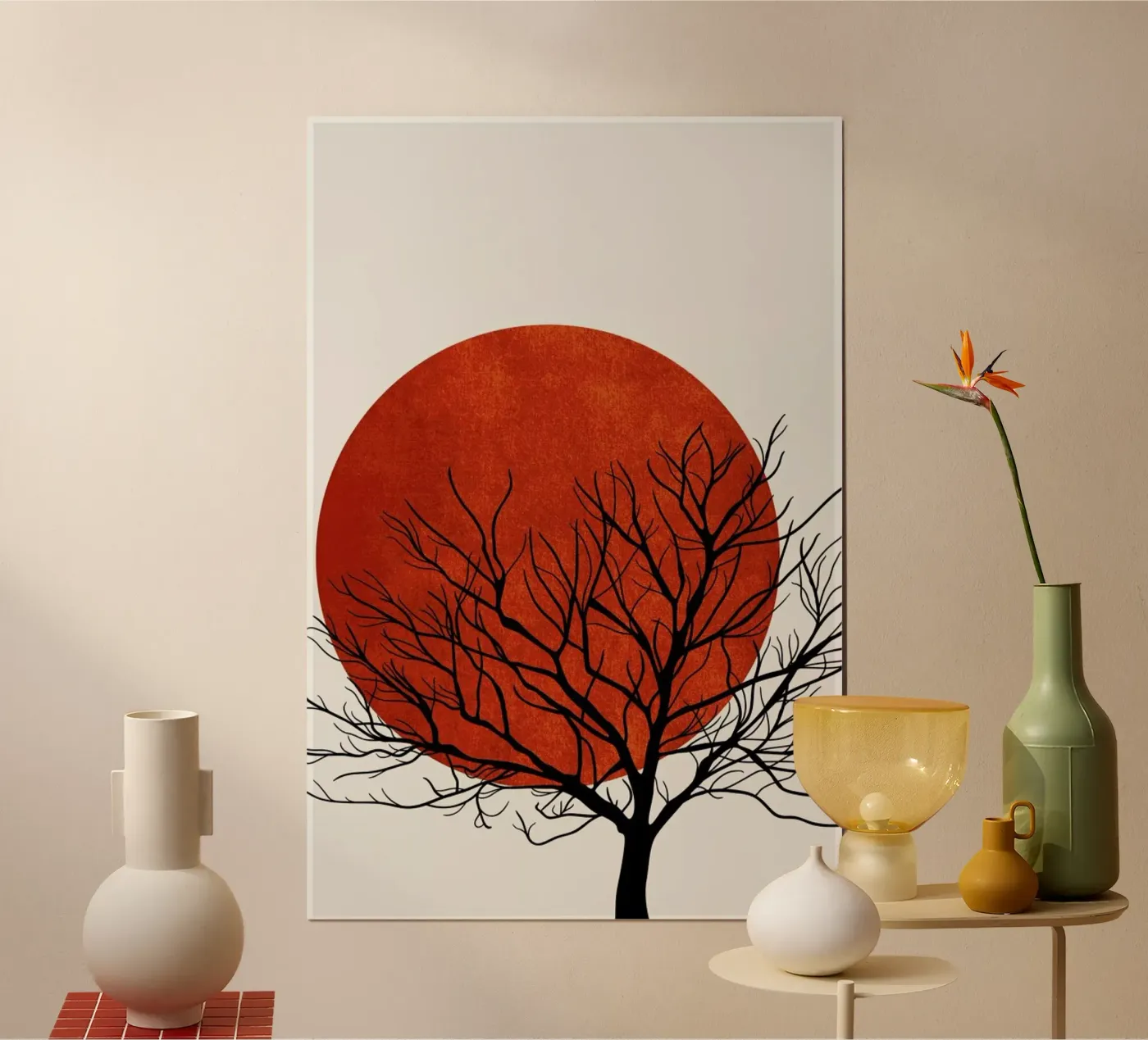 Winter Sunset poster van Kubistika