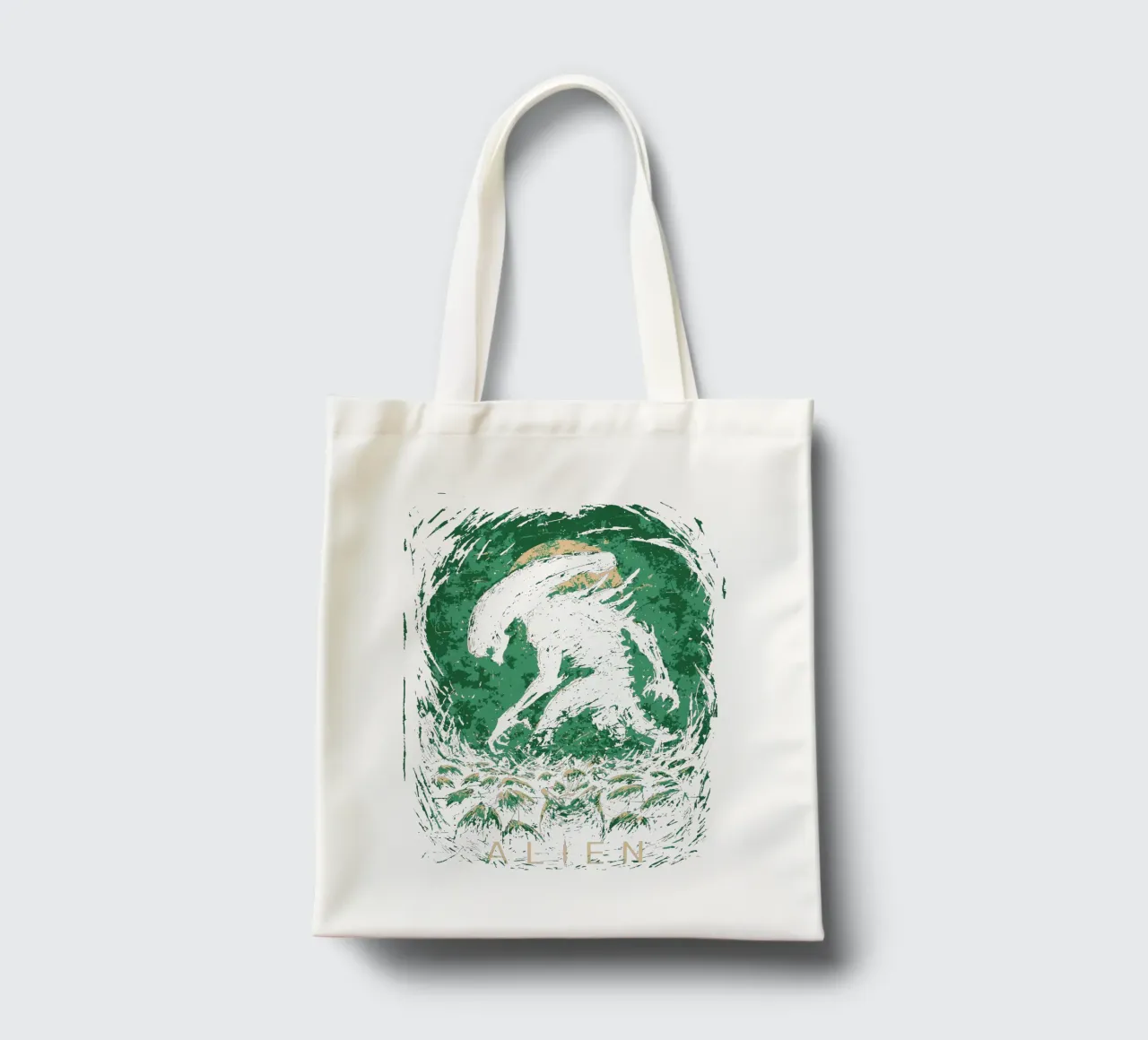 Alien Art Design tote bag by nirwanaart