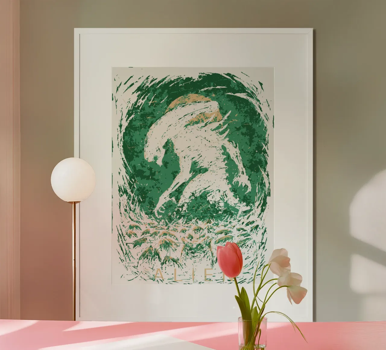 Design artistico alieno carta hahnemühle da nirwanaart
