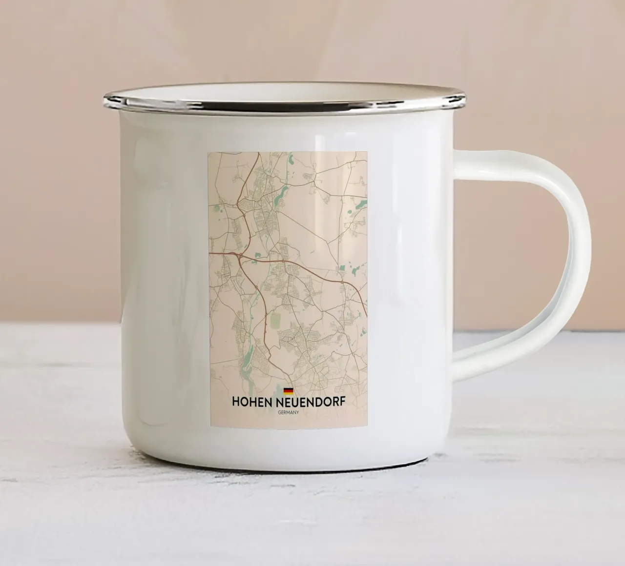Hohen Neuendorf DE tazza in smalto da Jacob W MICKELSON