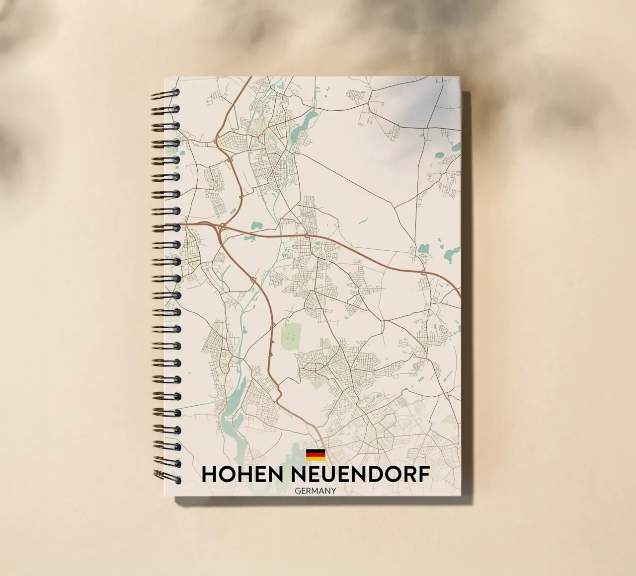 Hohen Neuendorf DE spiral notebook by Jacob W MICKELSON