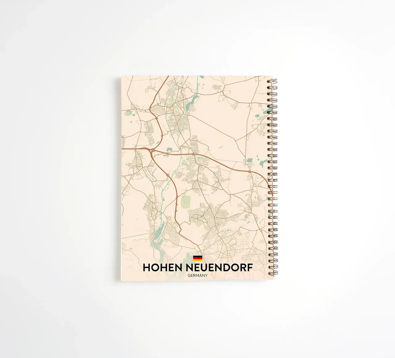 Hohen Neuendorf DE spiral notebook by Jacob W MICKELSON