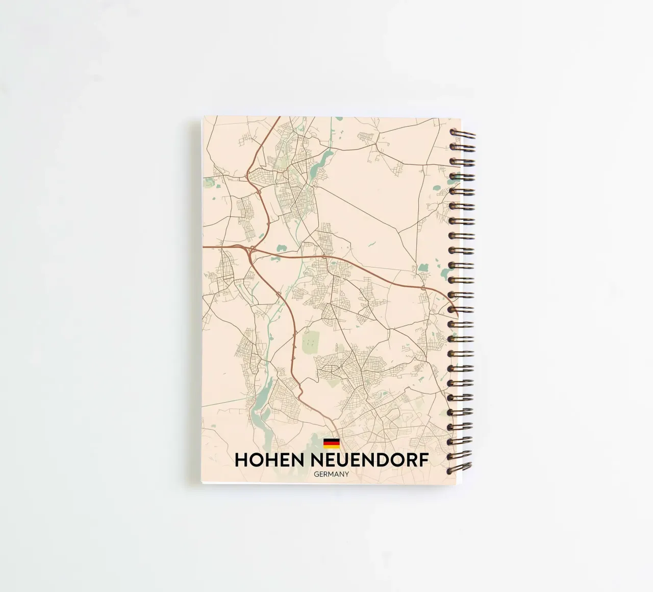Hohen Neuendorf DE spiral notebook by Jacob W MICKELSON