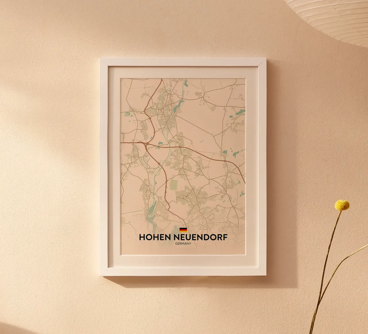 Hohen Neuendorf DE poster avec cadre en aluminium de Jacob W MICKELSON