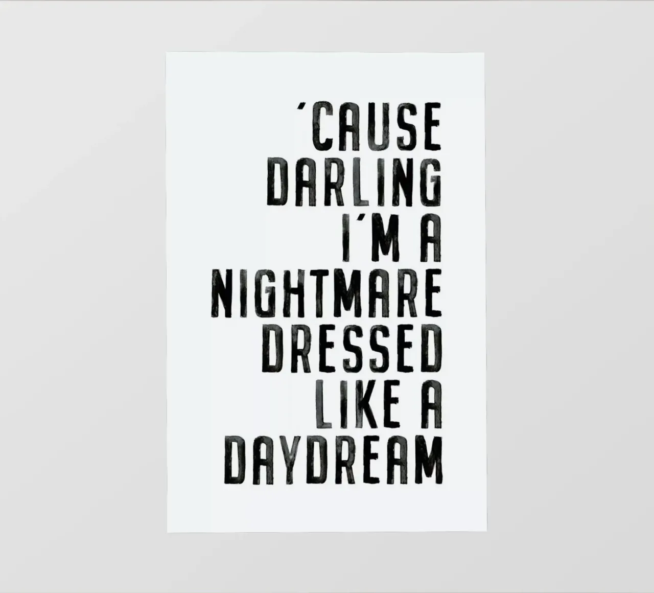 Nightmare telo in pvc da Honeymoon Hotel