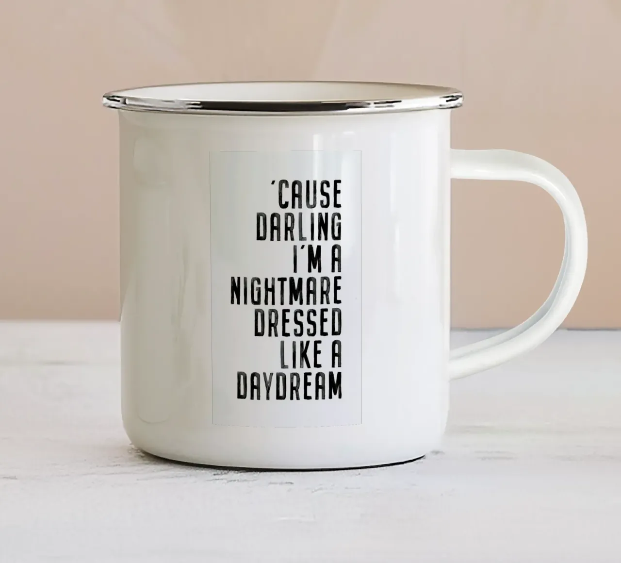 Nightmare tazza in smalto da Honeymoon Hotel
