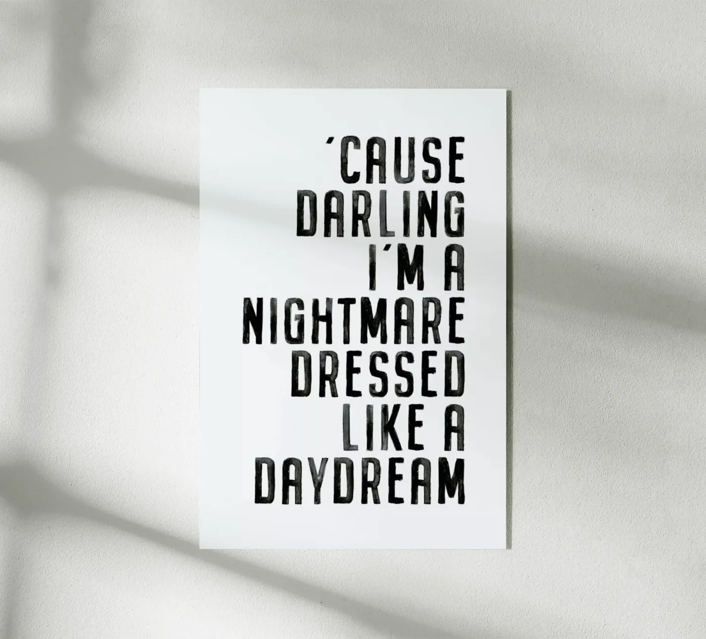 Nightmare plexiglass da Honeymoon Hotel