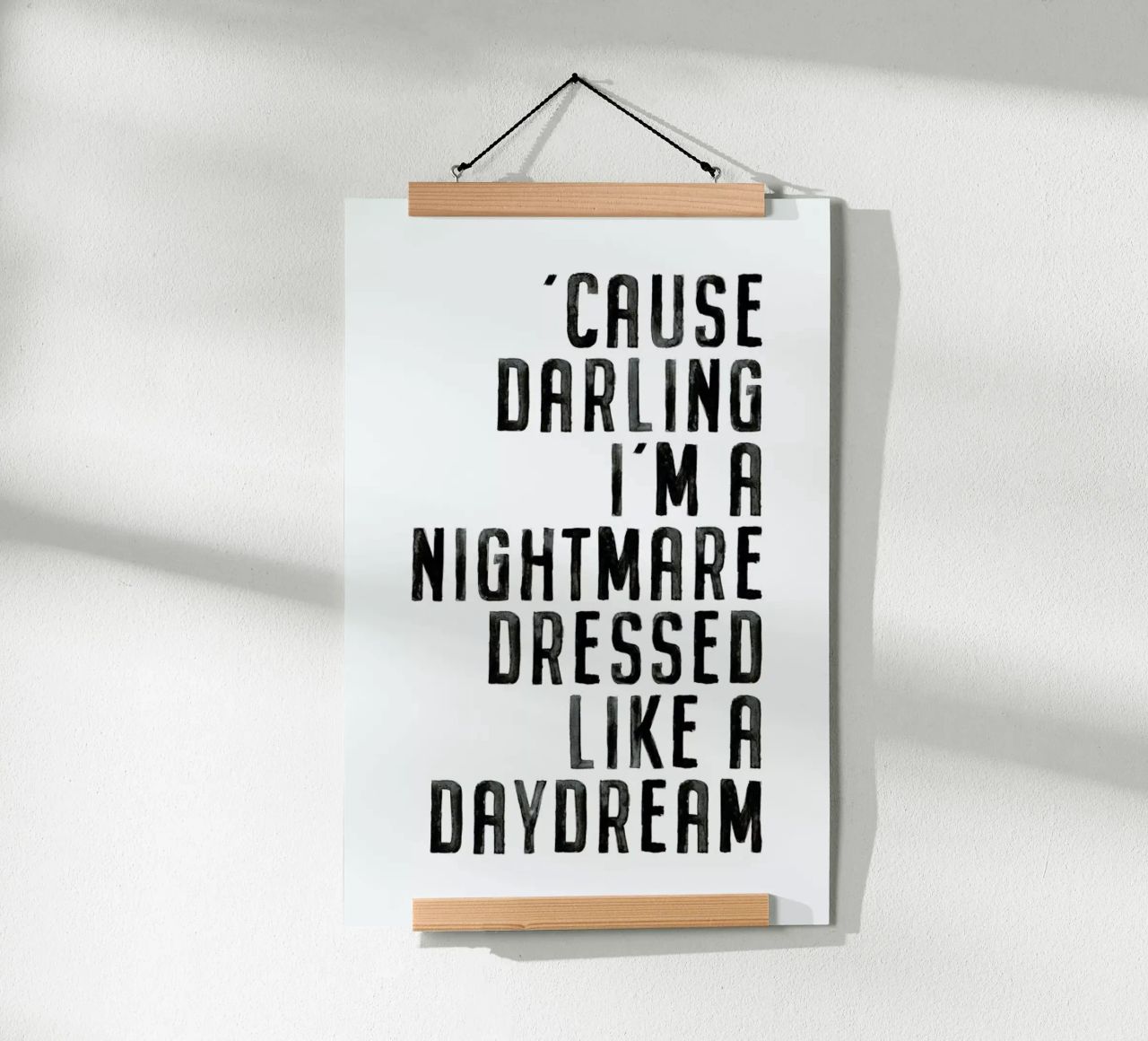 Nightmare poster con telaio in plastica da Honeymoon Hotel