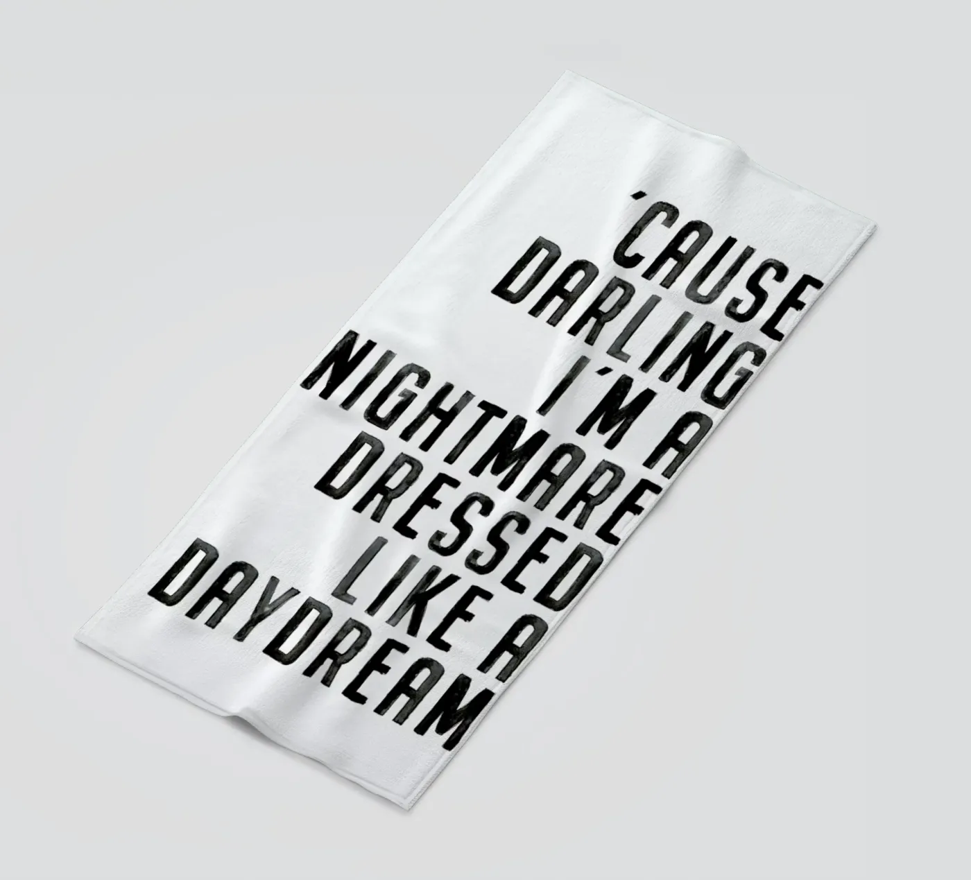 Nightmare strandhanddoek van Honeymoon Hotel