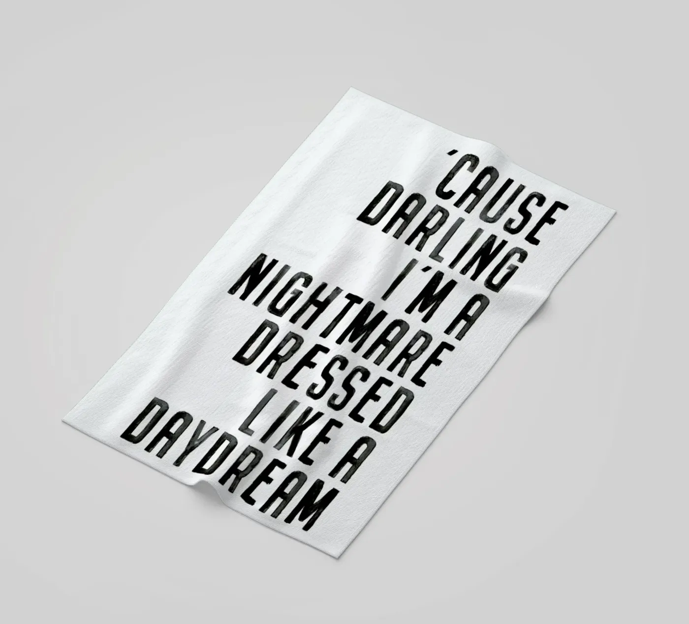 Nightmare strandhanddoek van Honeymoon Hotel