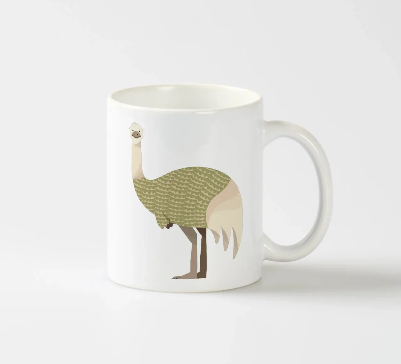 Emu stravagante tazza in ceramica da The Printed Sparrow