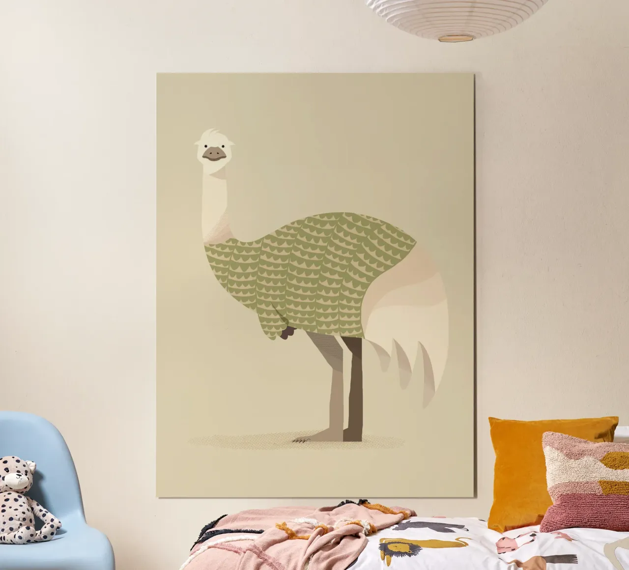 Whimsical Emu hahnemühle by The Printed Sparrow