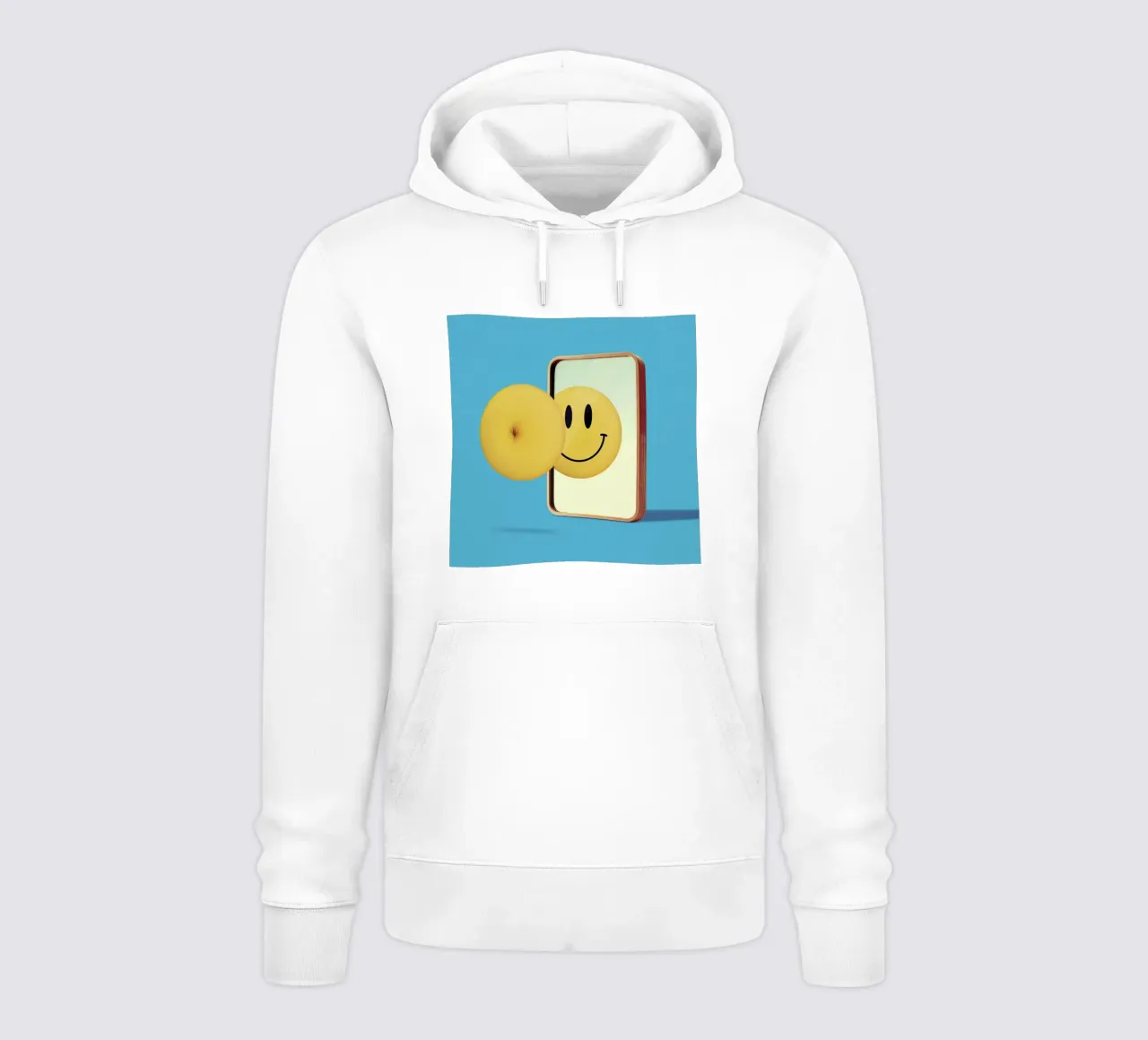 Smiley from Behind hoodie by suckertom