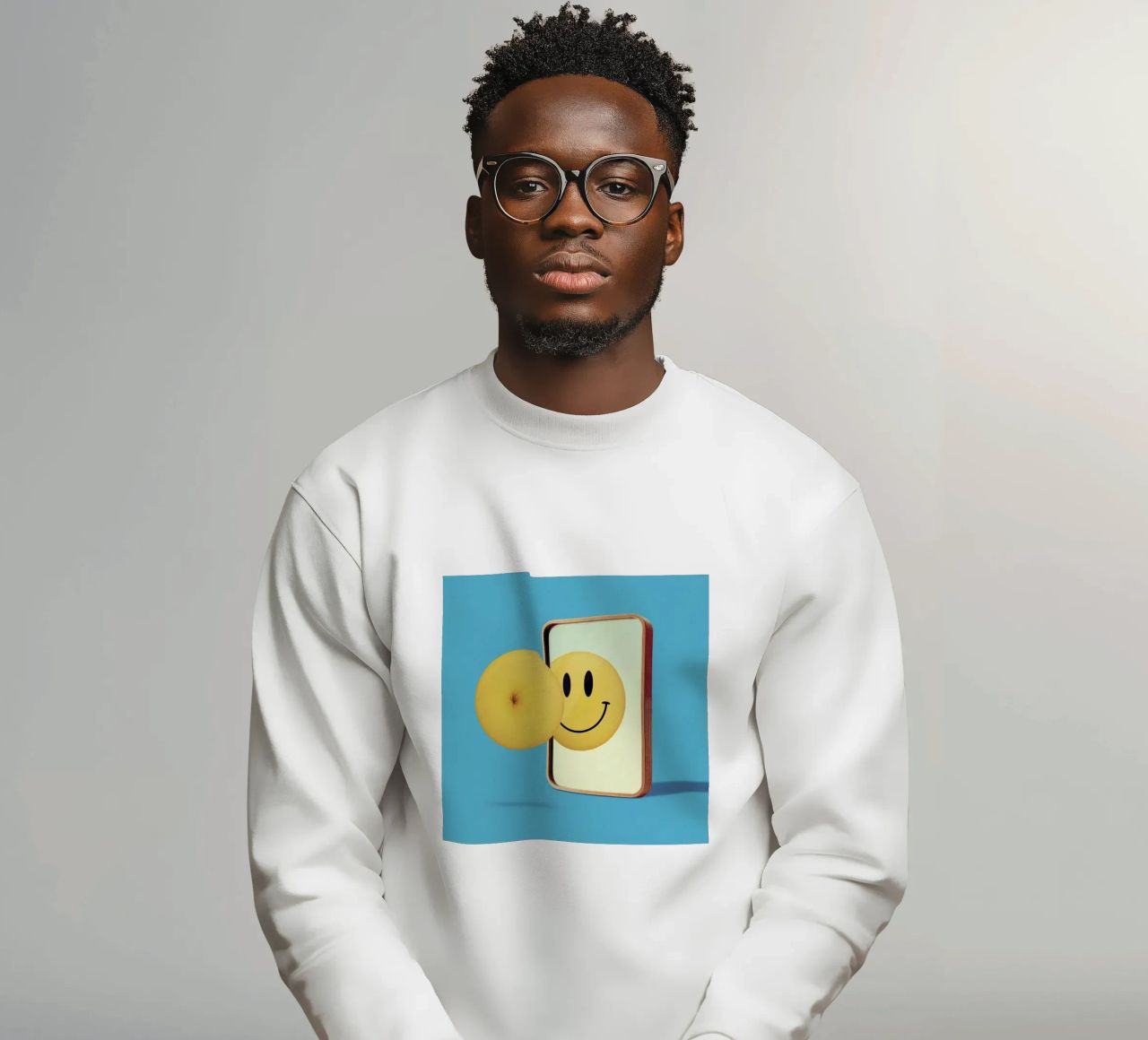 Smiley from Behind felpa da suckertom