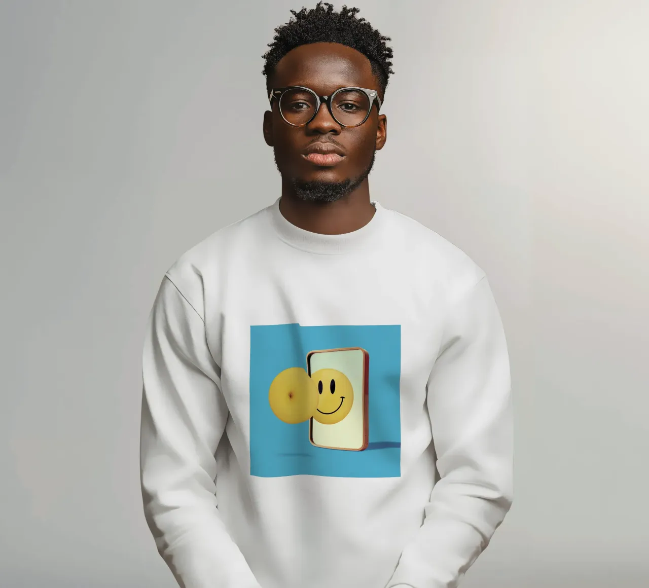Smiley from Behind felpa da suckertom