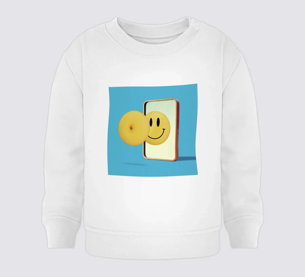 Smiley from Behind felpa neonato da suckertom