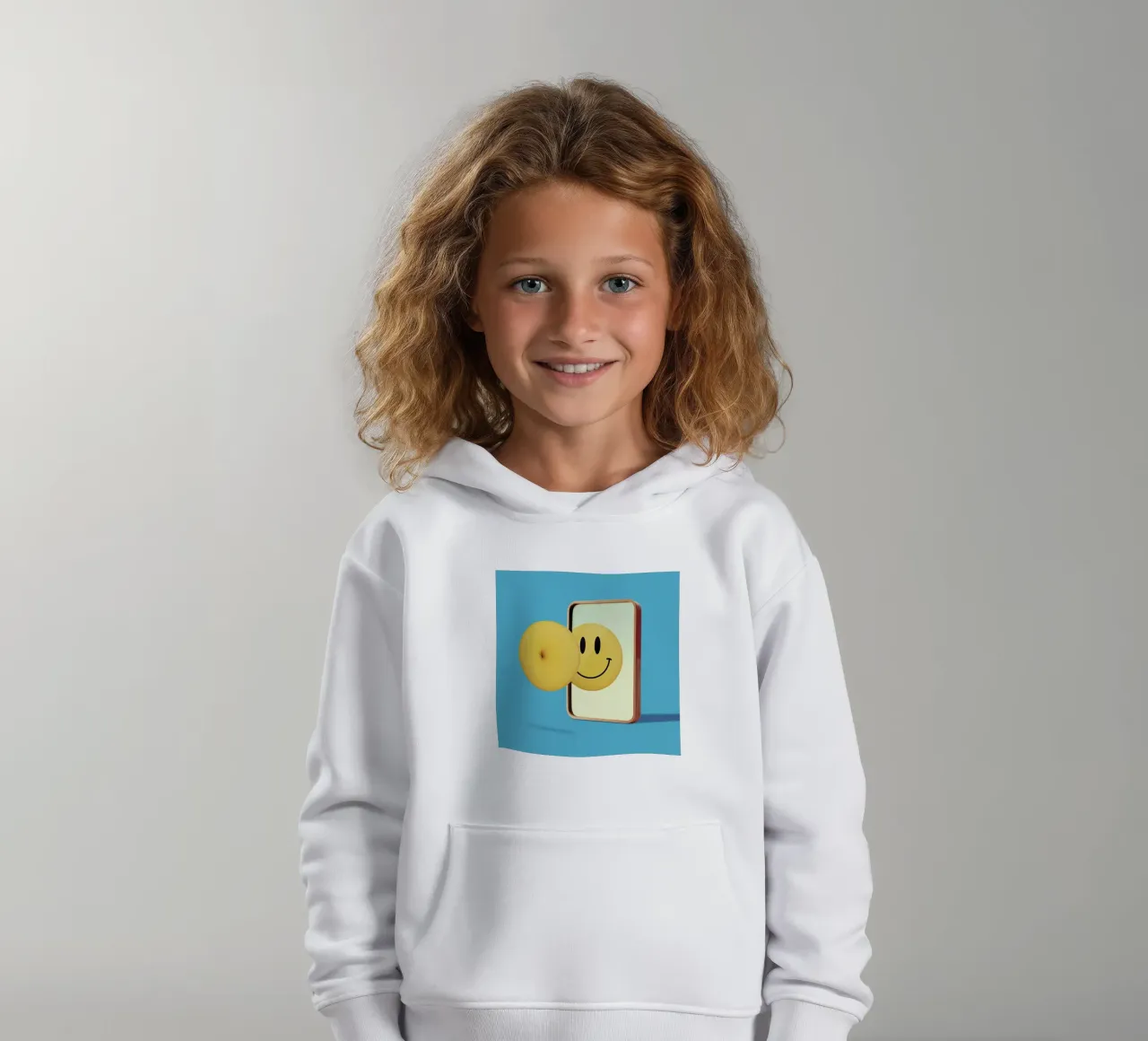 Smiley from Behind felpa bambino con cappuccio da suckertom
