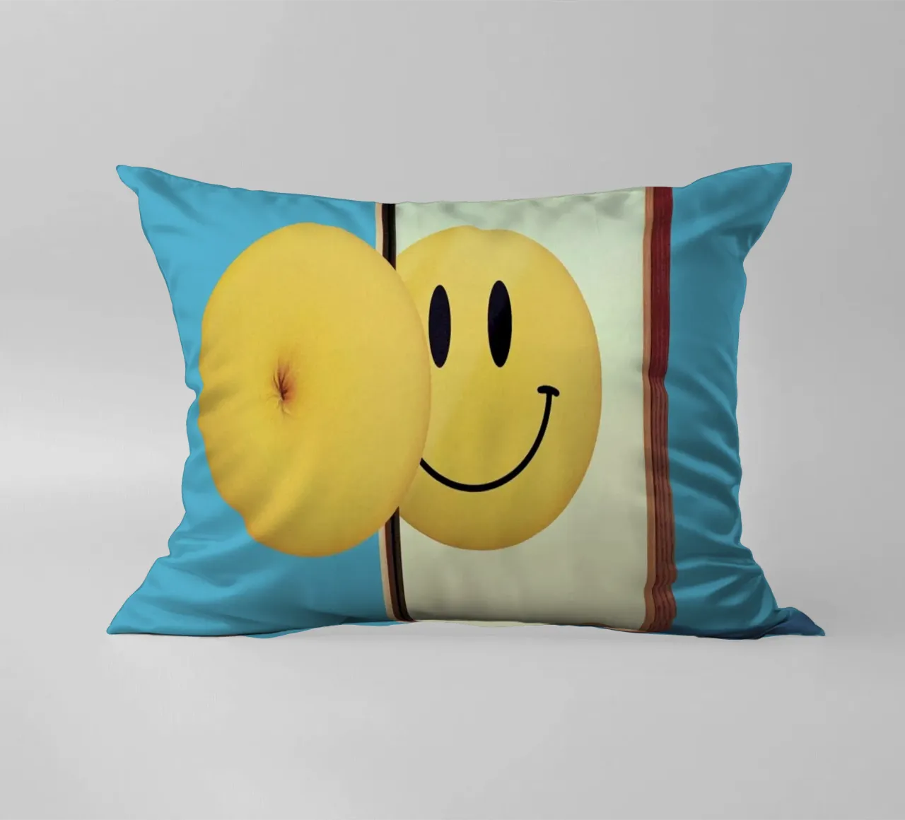 Smiley from Behind cuscino da suckertom