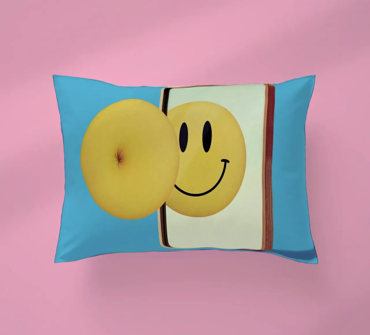 Smiley from Behind cuscino da suckertom