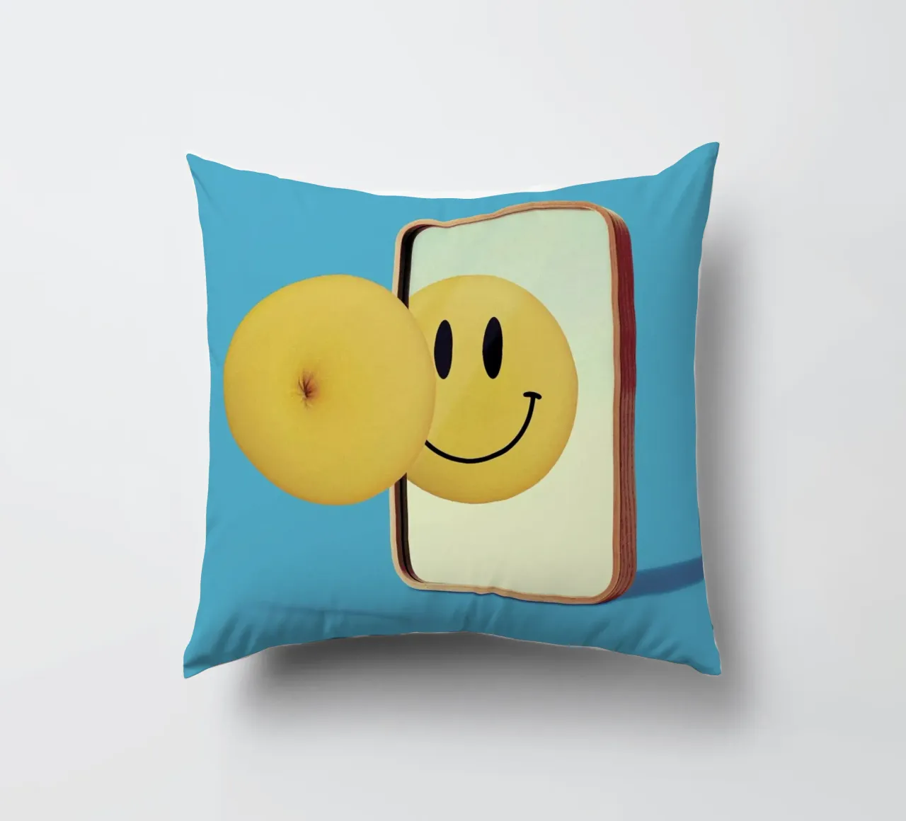 Smiley from Behind cuscino da suckertom