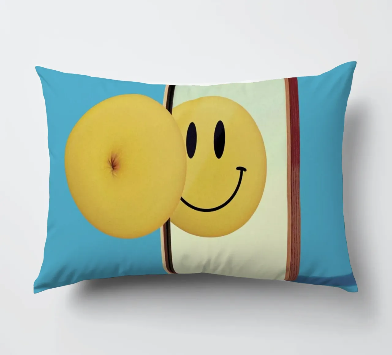 Smiley from Behind cuscino da suckertom