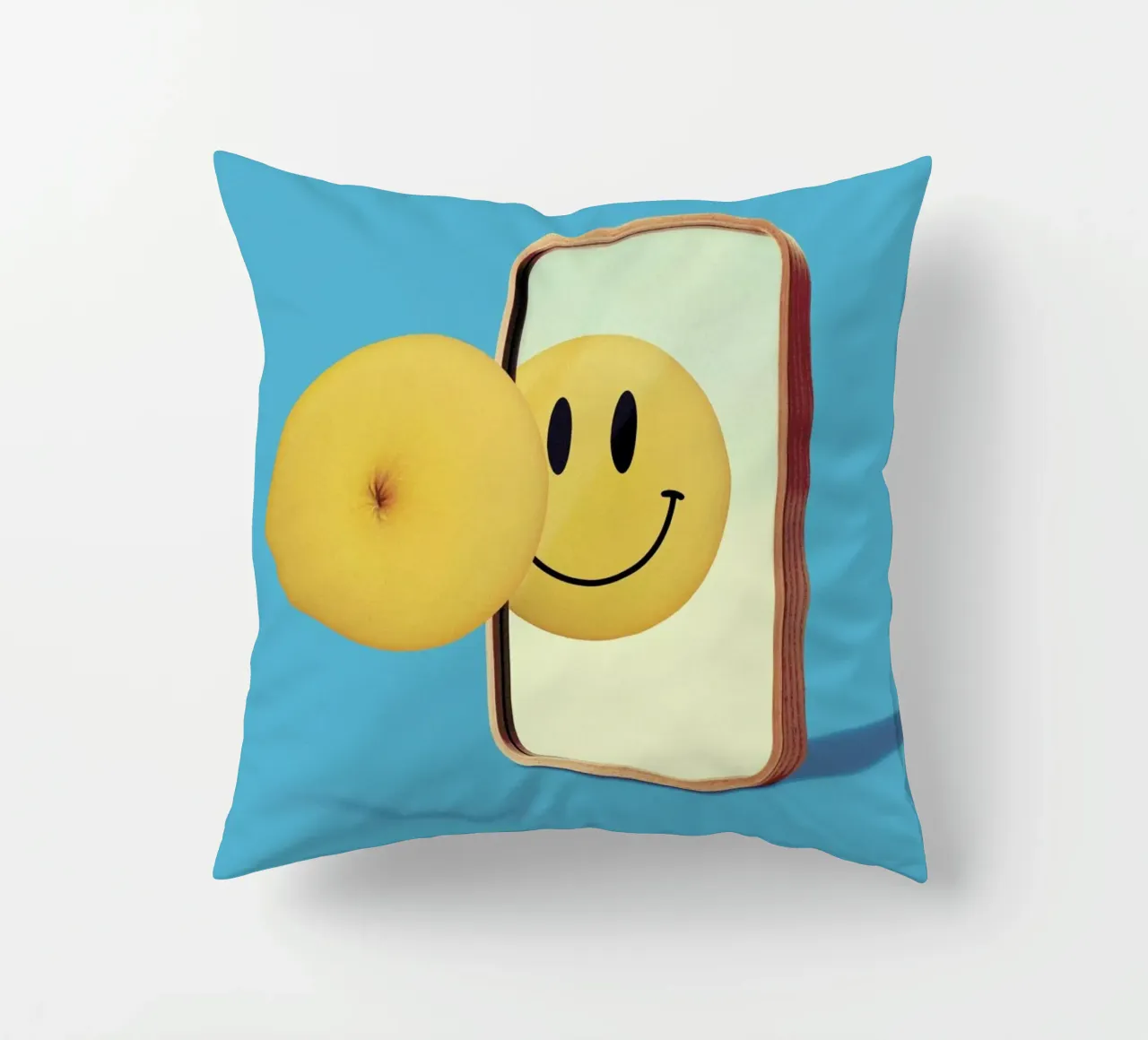 Smiley from Behind cuscino da suckertom