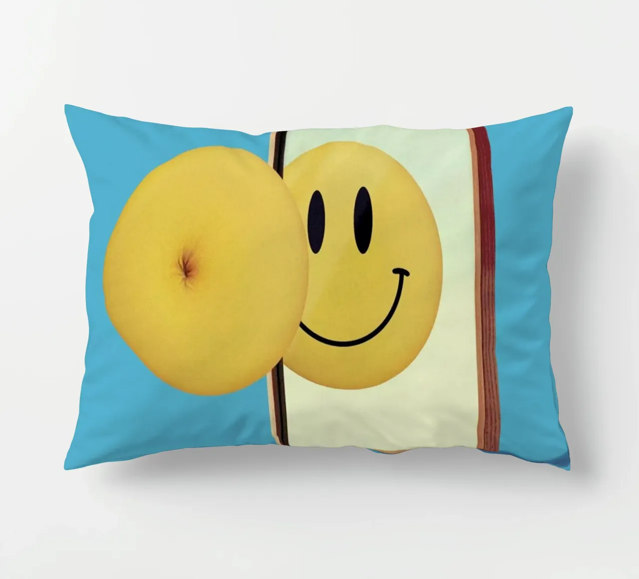 Smiley from Behind cuscino da suckertom