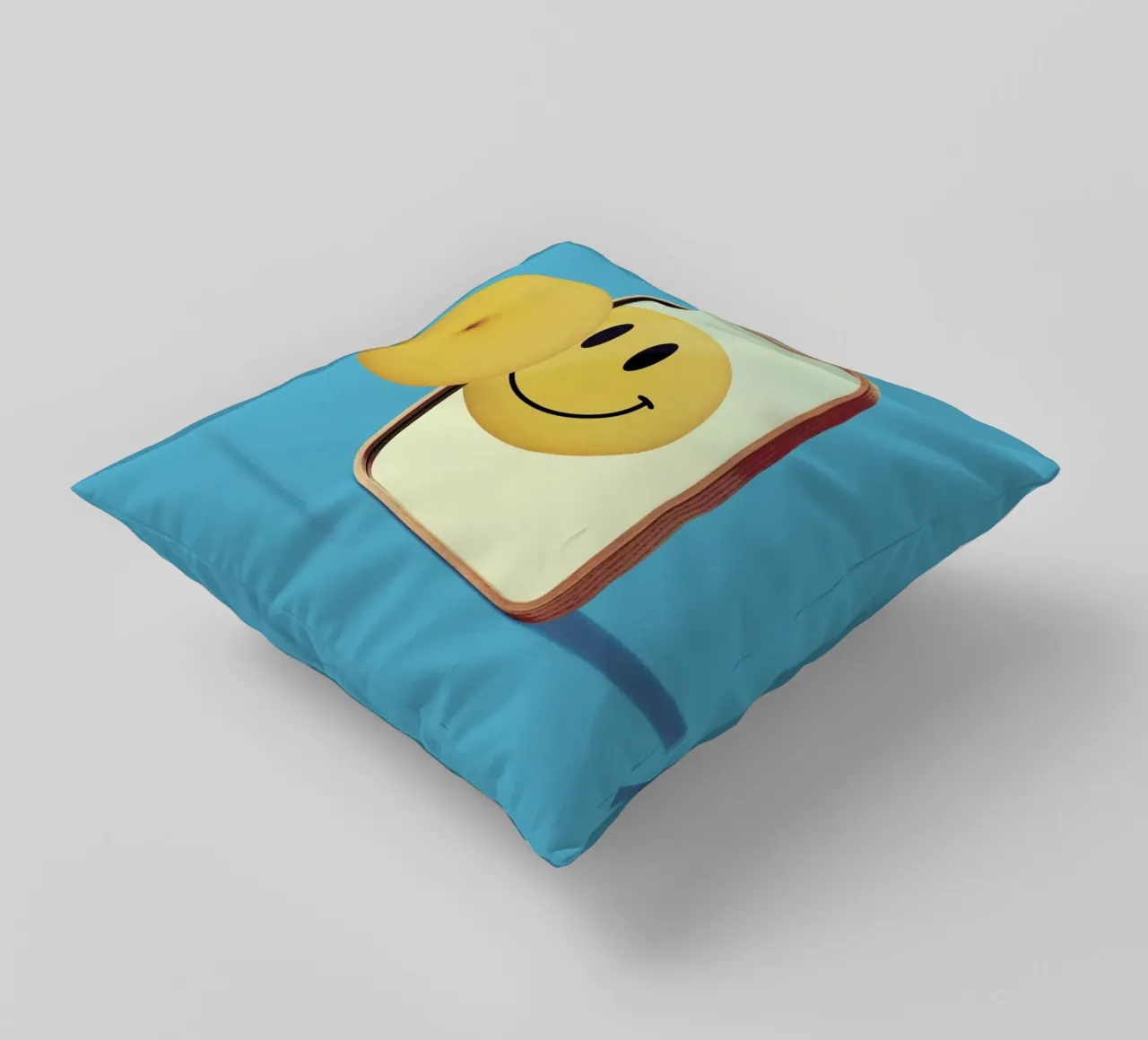 Smiley from Behind cuscino da suckertom